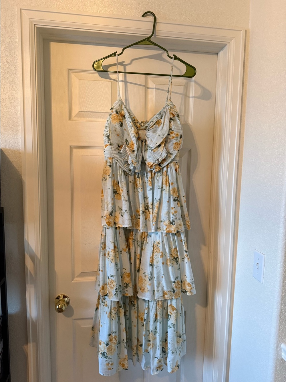 By the river floral bow dress